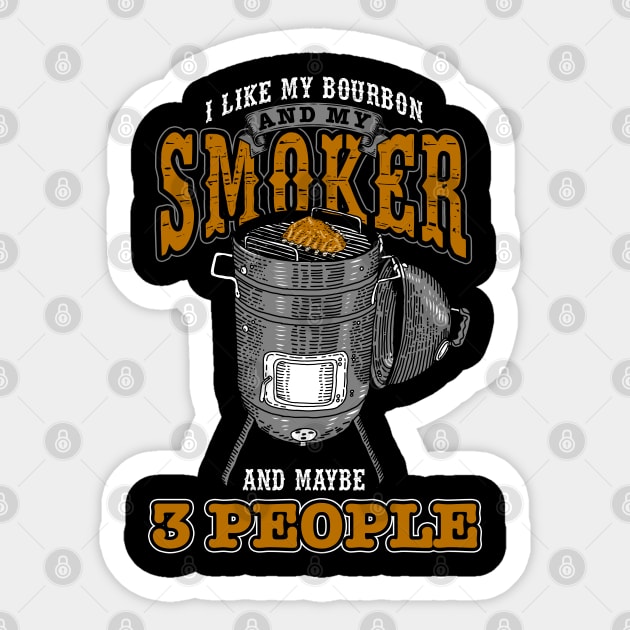 Smoker BBQ Sticker by ShirtsShirtsndmoreShirts